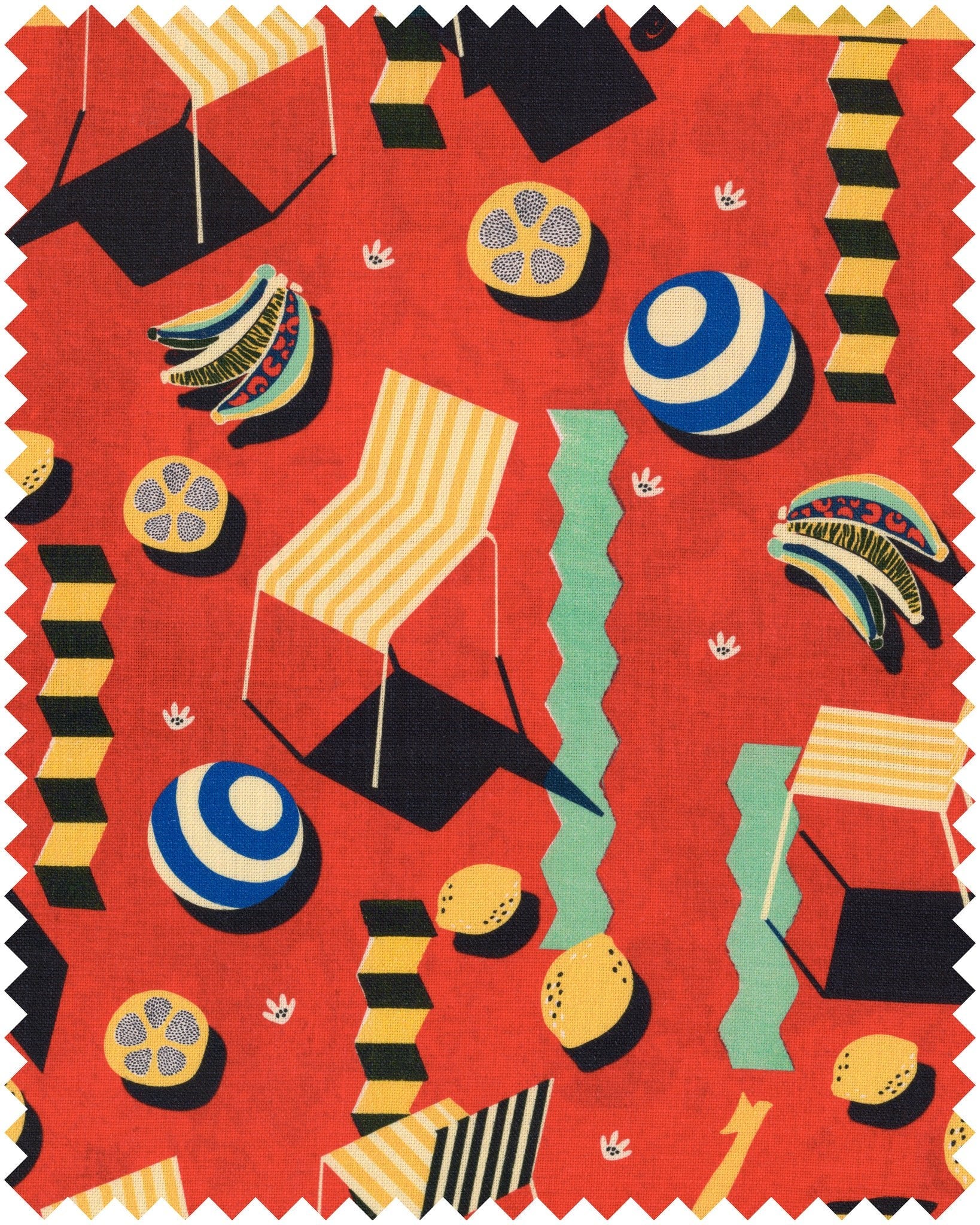 MindtheGap ROSSO GIALLO FB00135 Fabric
