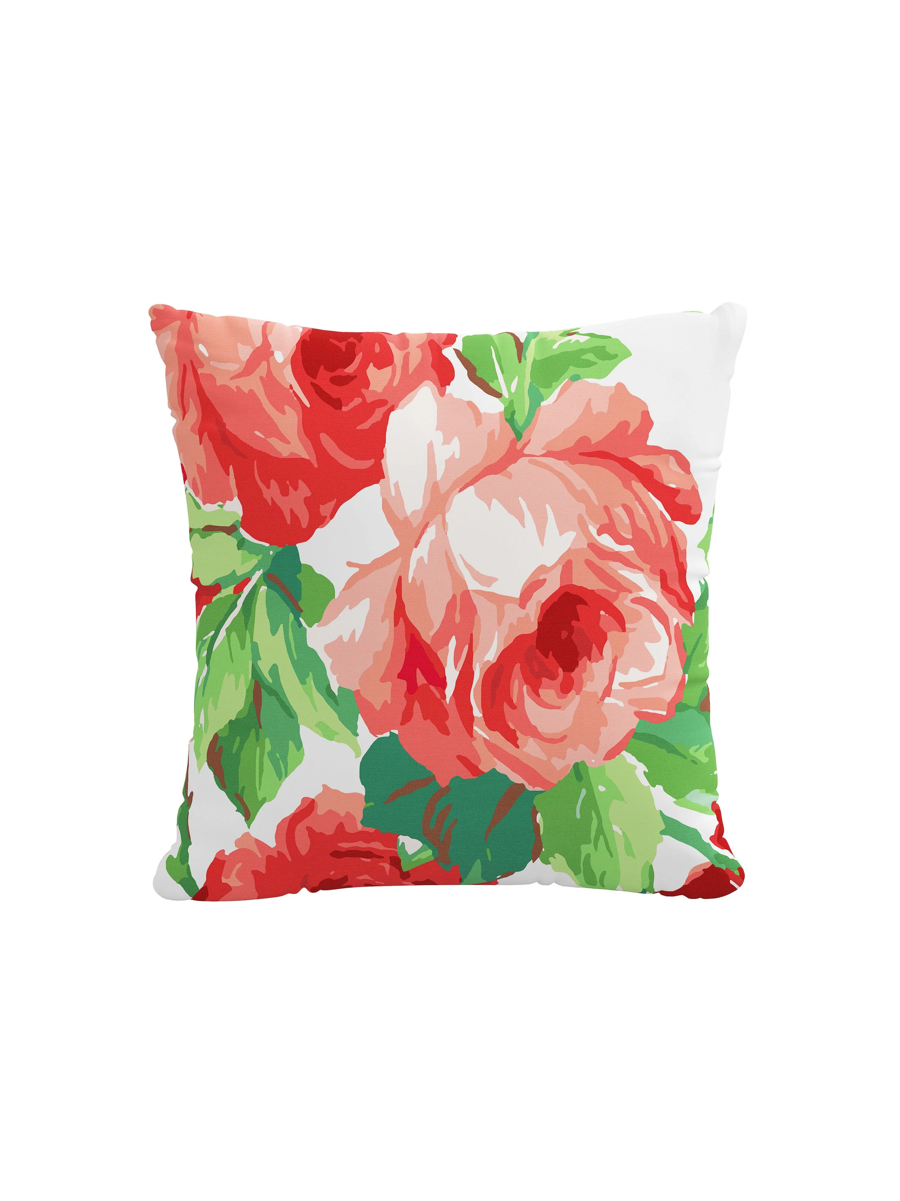 Scalamandre FS30002SCPKCARS CABBAGE ROSE PILLOW - Image 3