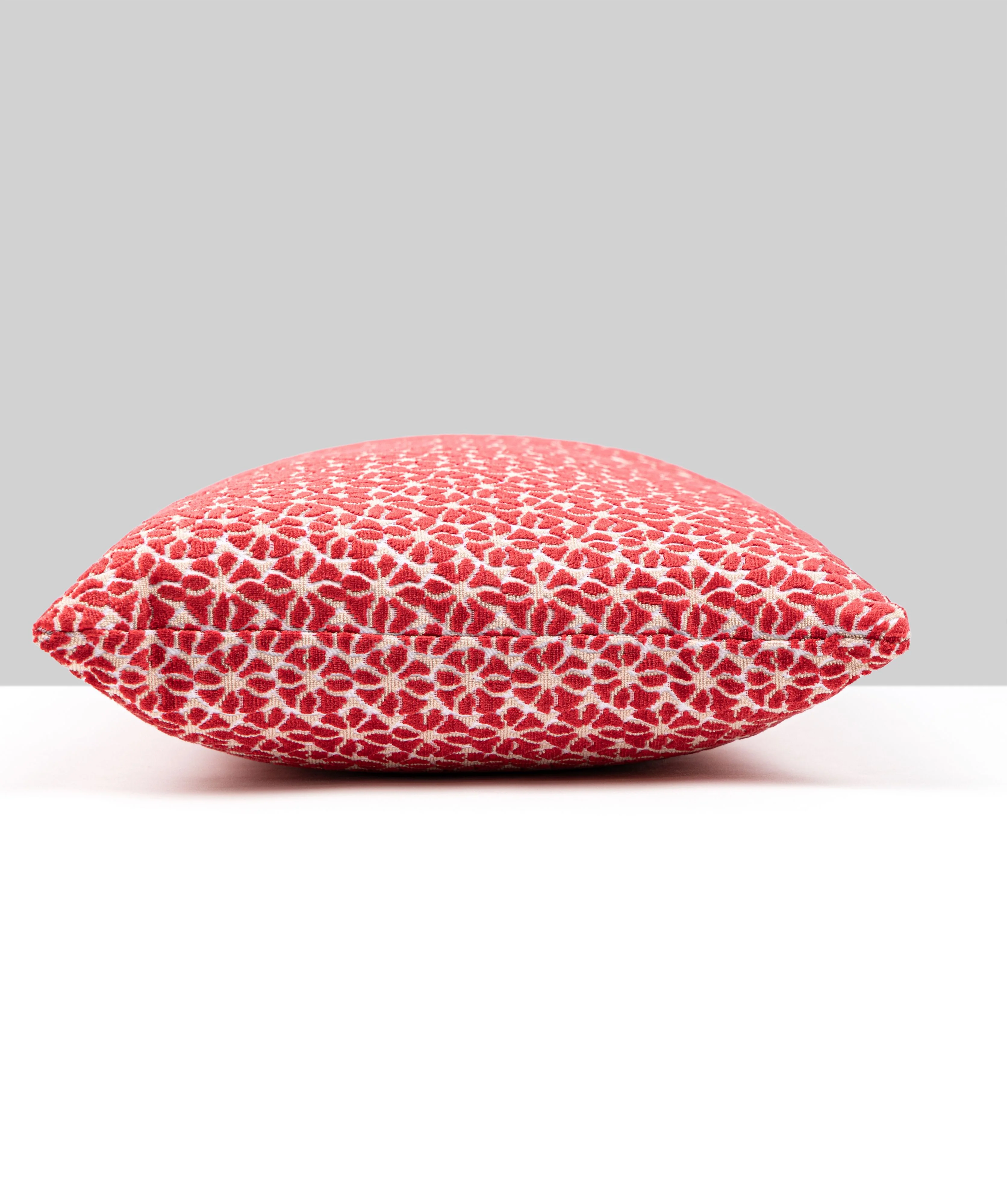 Scalamandre HN 0008LBDK27332 PETAL VELVET PILLOW