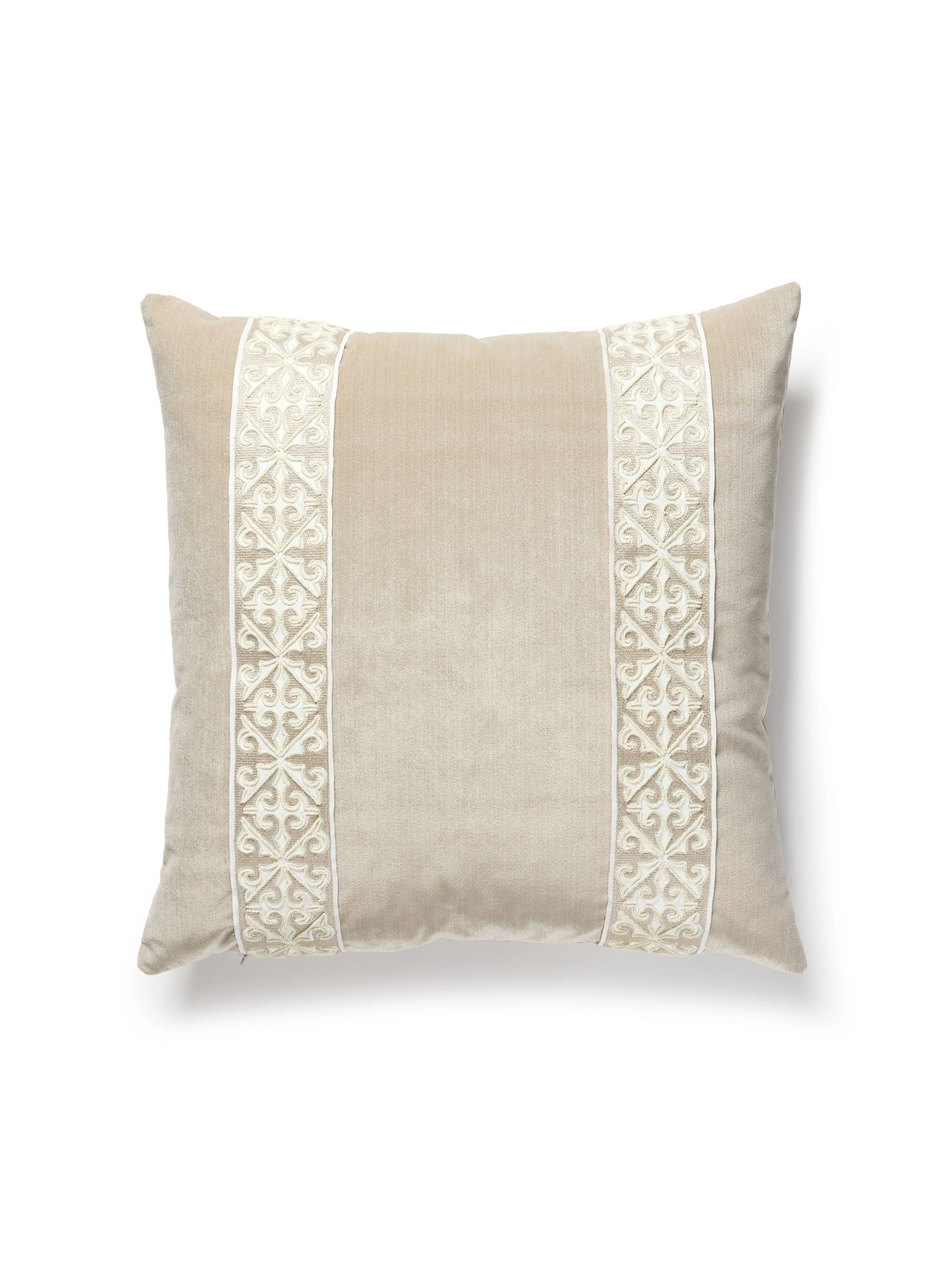 Scalamandre SC 1012SDDTT3337 SAXONY/STRIE VELVET PILLOW - Image 3