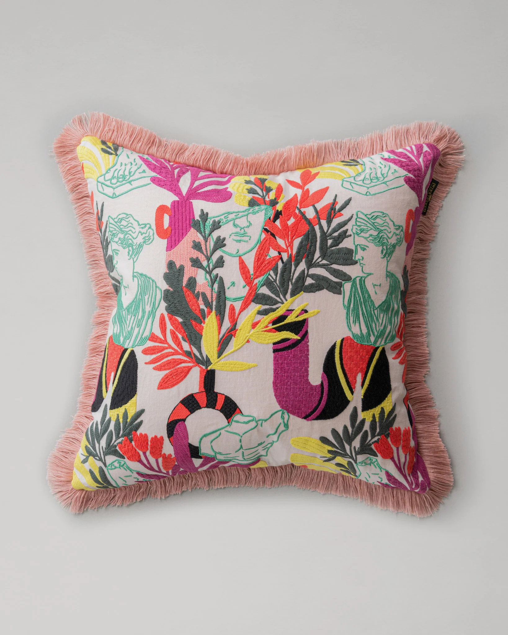MindtheGap STATUARIO Embroidered Cushion LC40255 Cushions - Image 4