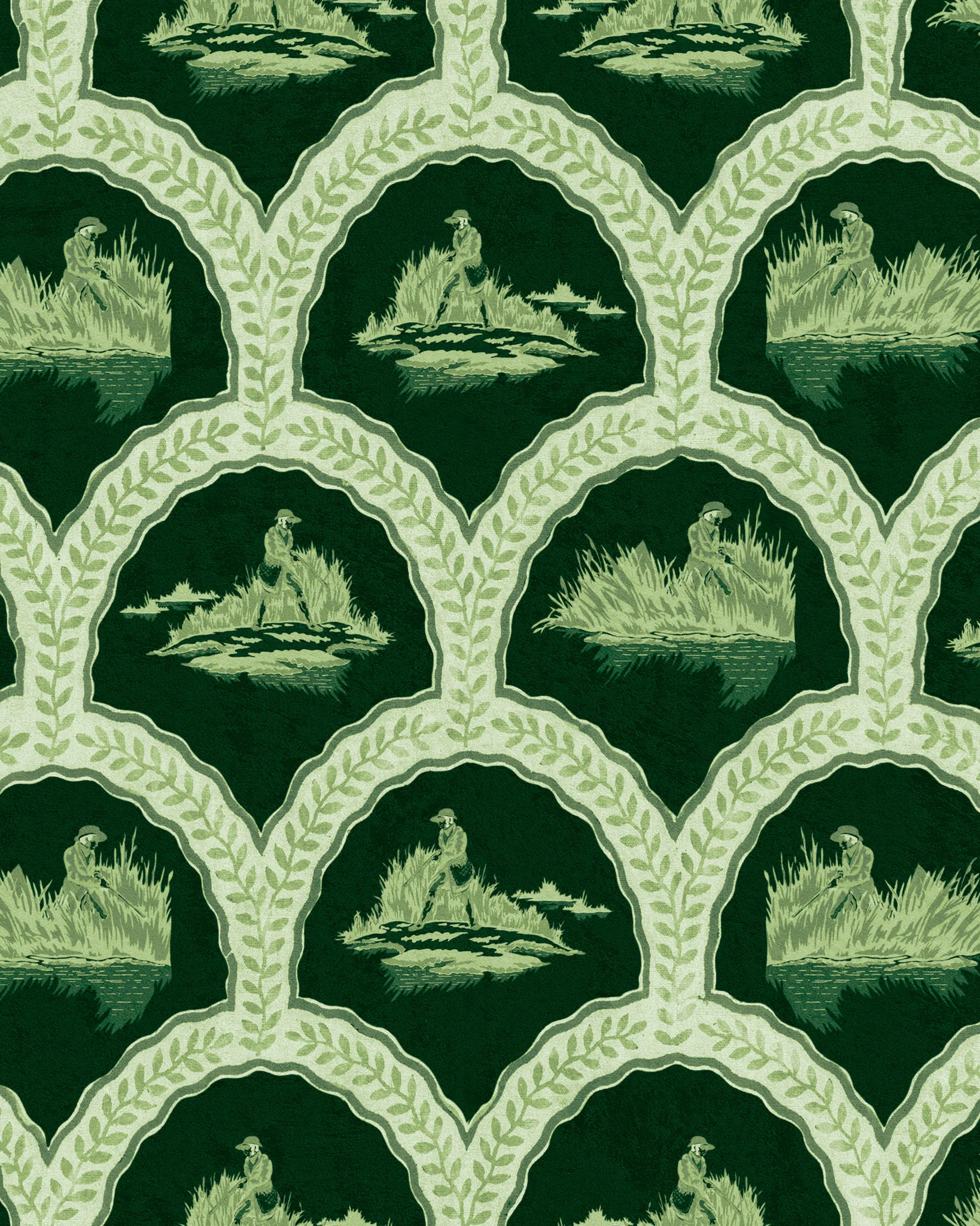 MindtheGap THE HUNTER Evergreen WP30160 Wallpaper