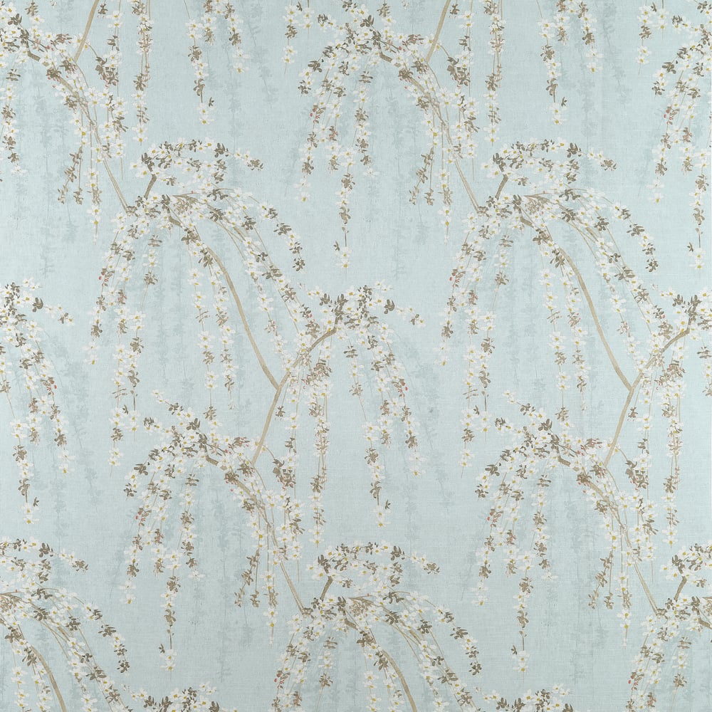Thibaut WEEPING BLOSSOM F924456 in Blue Fabric