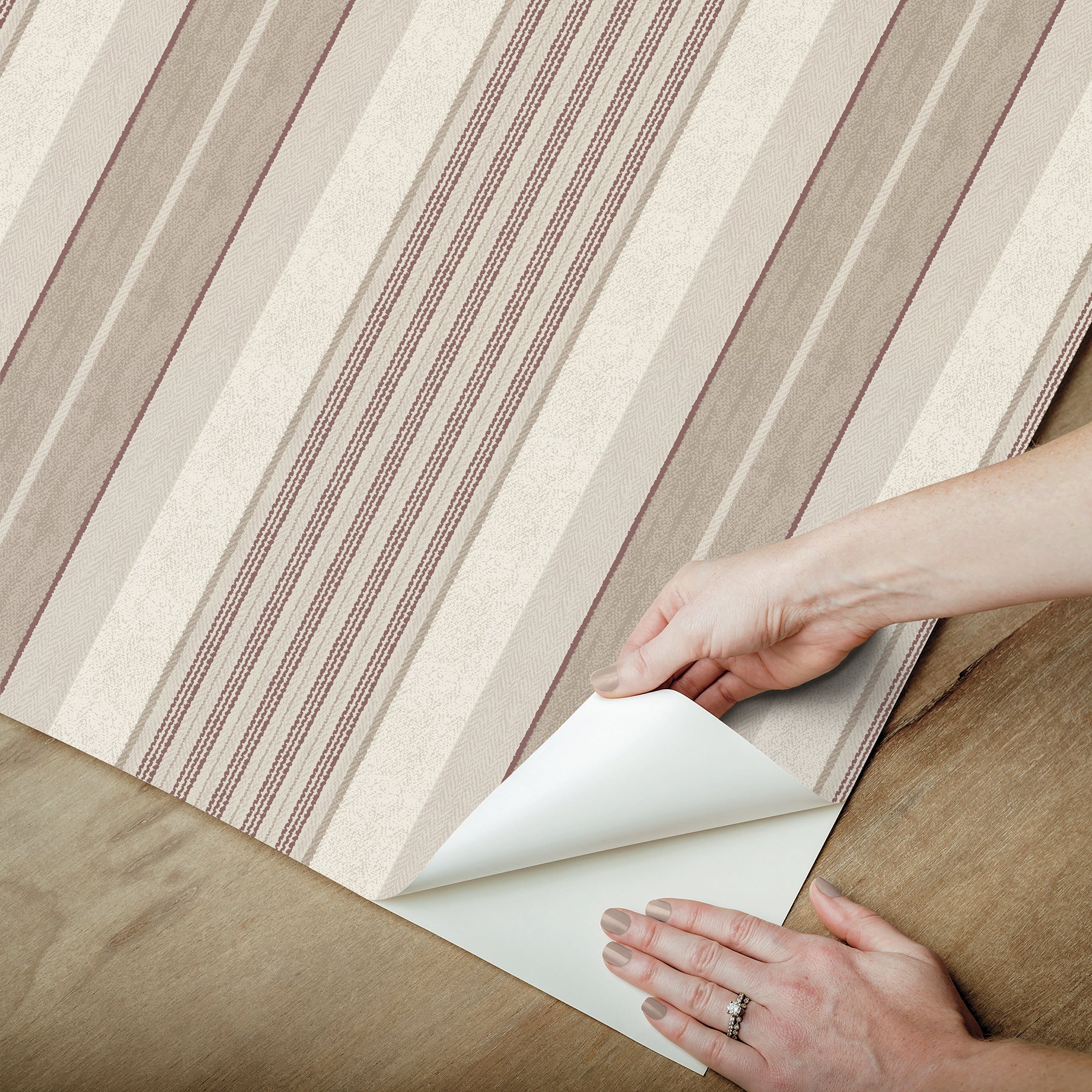 Waverly WVS6476 Escot Red Peel and Stick Wallpaper - Image 3